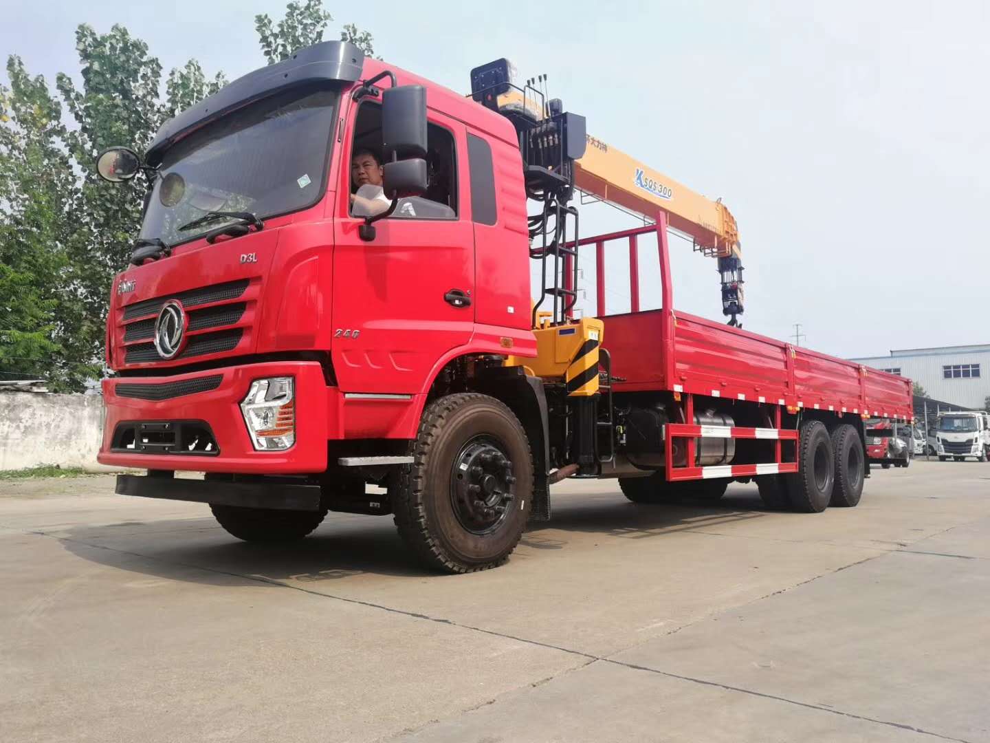 程力吊機(jī)12噸東風(fēng)后八輪D3L隨車(chē)吊