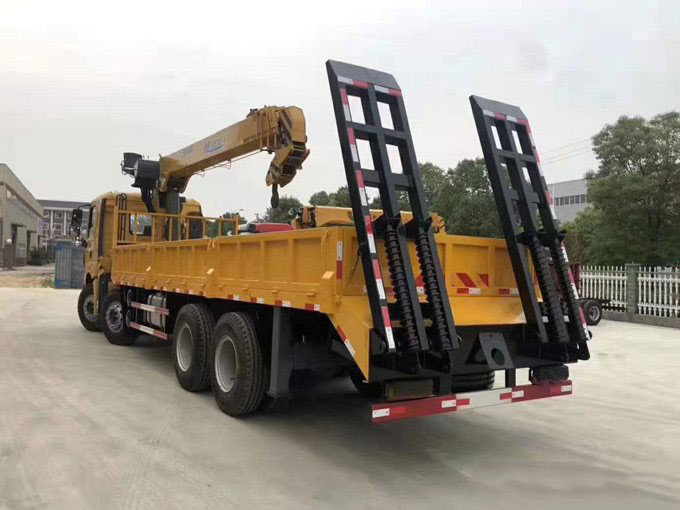 徐工吊機12噸徐工漢風隨車吊帶爬梯