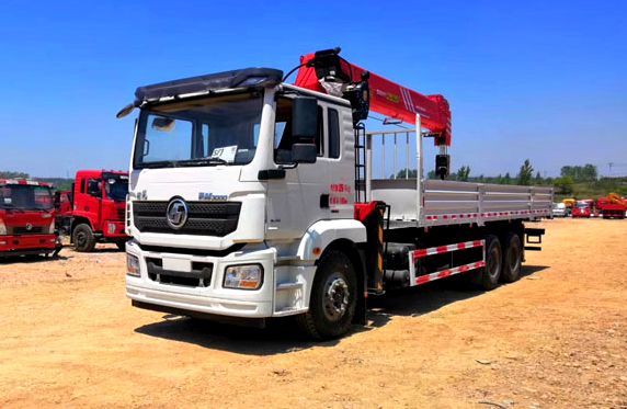 陜汽德龍新M3000后八輪三一12噸吊機(jī)12噸隨車(chē)吊