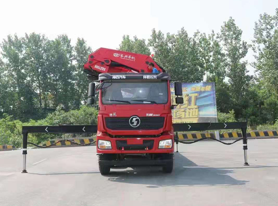 陜汽德龍35噸折臂隨車吊