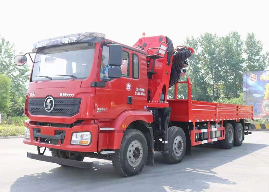 陜汽德龍長興35噸折臂隨車吊圖片展示3