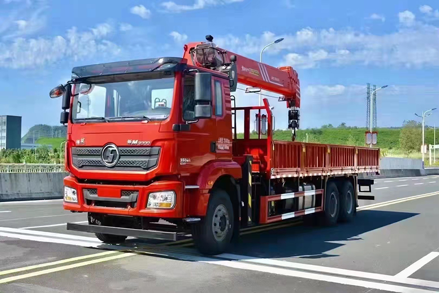 陜汽德龍三一14噸隨車吊 工程起吊王