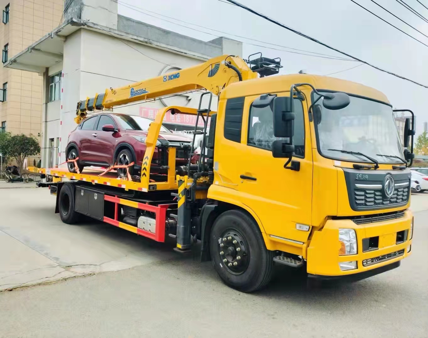 東風天錦清障隨車吊 徐工8噸吊機